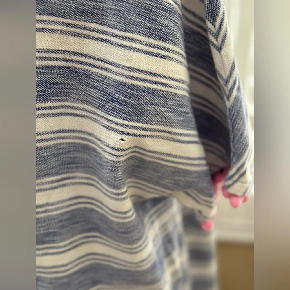 Vineyard Vines | Waterfall Short Sleeve Striped Cardigan - Size S - Picture 5 of 6